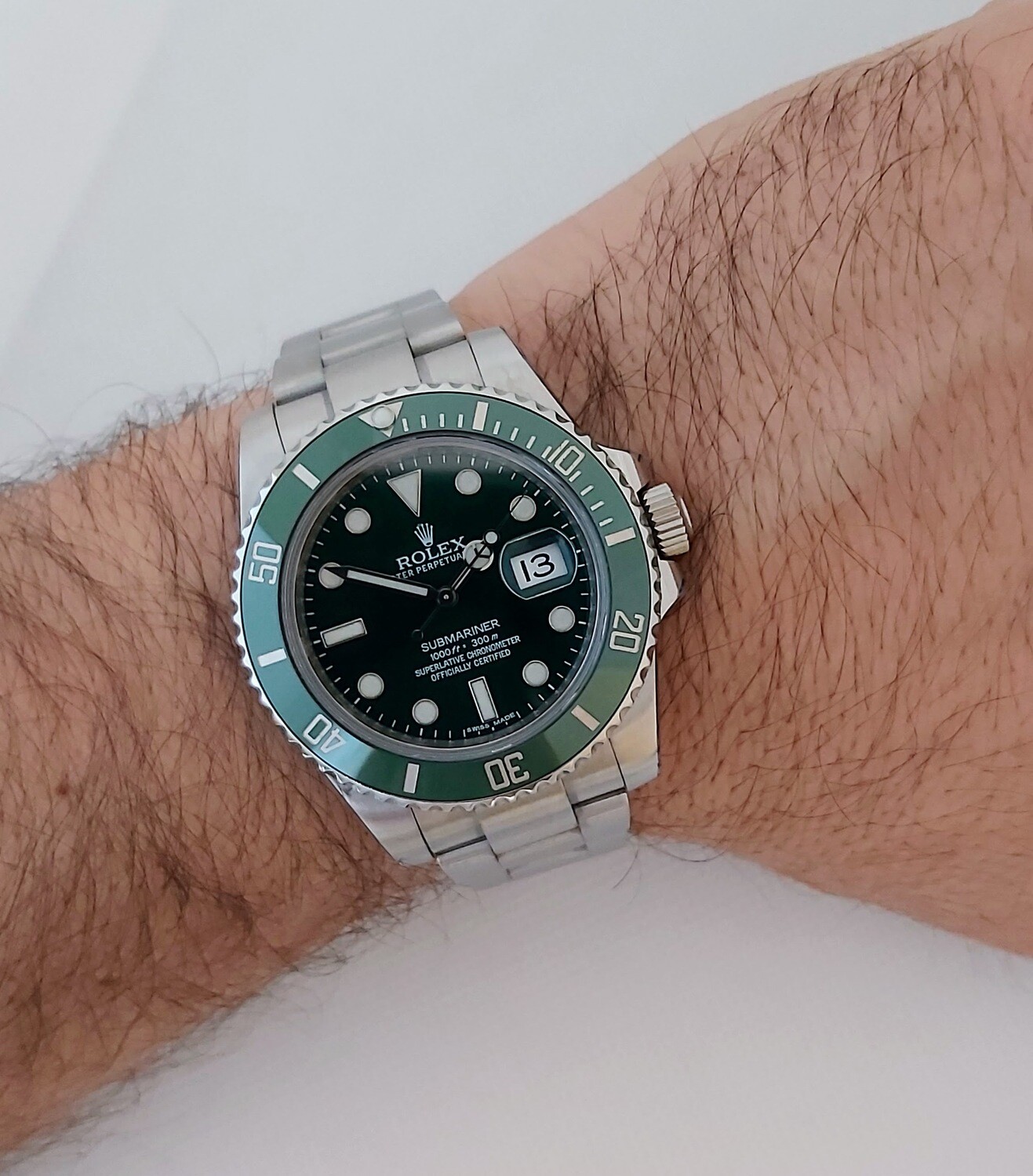 Rolex Submariner 116610LV Hulk - 2022 Rolex Service