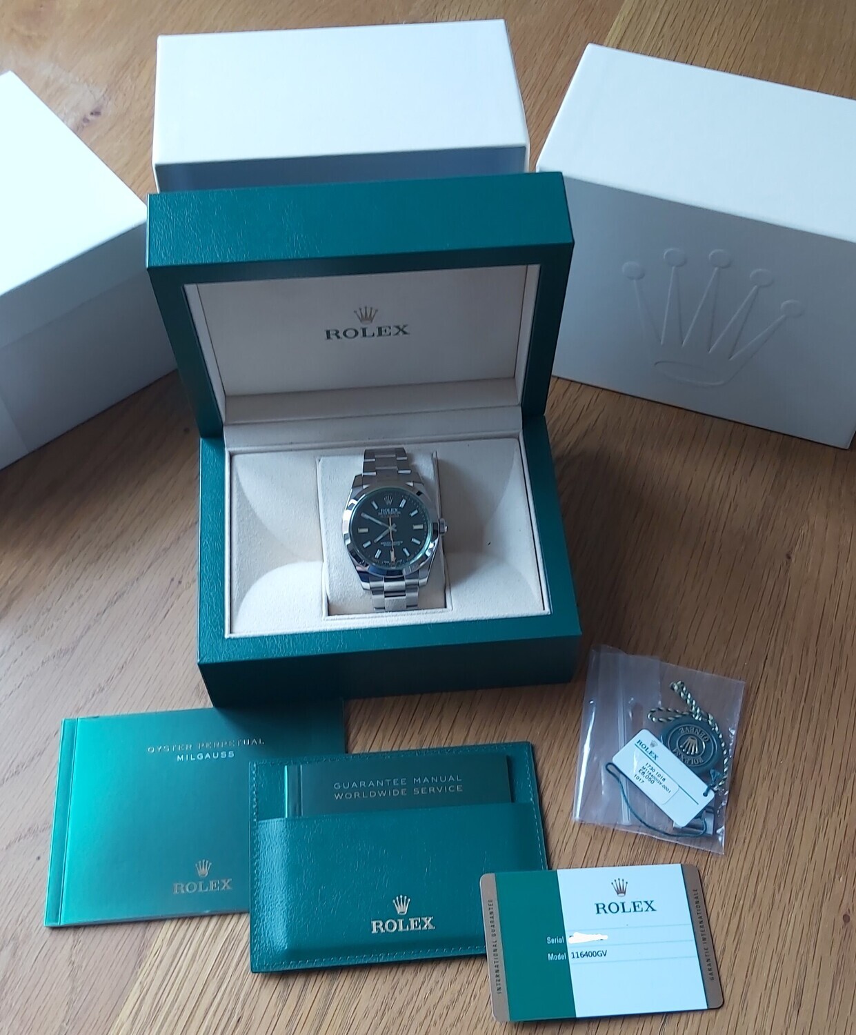 Rolex Milgauss 116400GV, 2017 Full Set - Excellent Condition