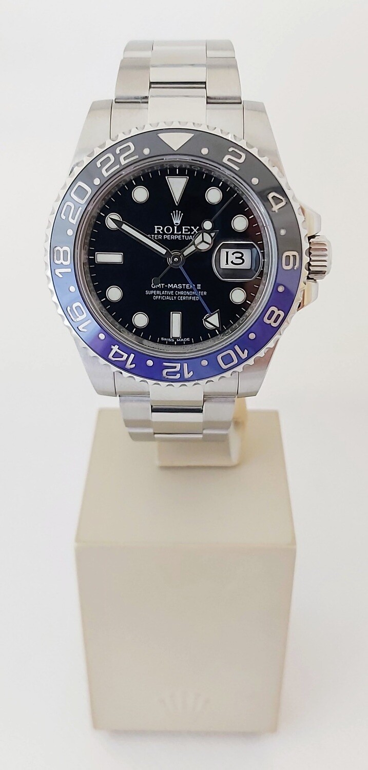 Rolex GMT Master II 116710BLNR &#39;BATMAN&#39; - 2016 Full Set