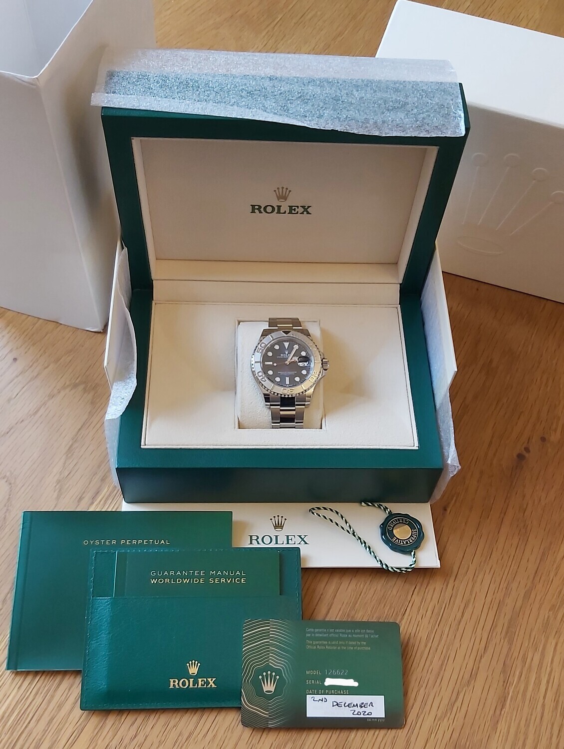 Rolex Yacht-Master 40mm 126622 - Blue Dial - Full Set