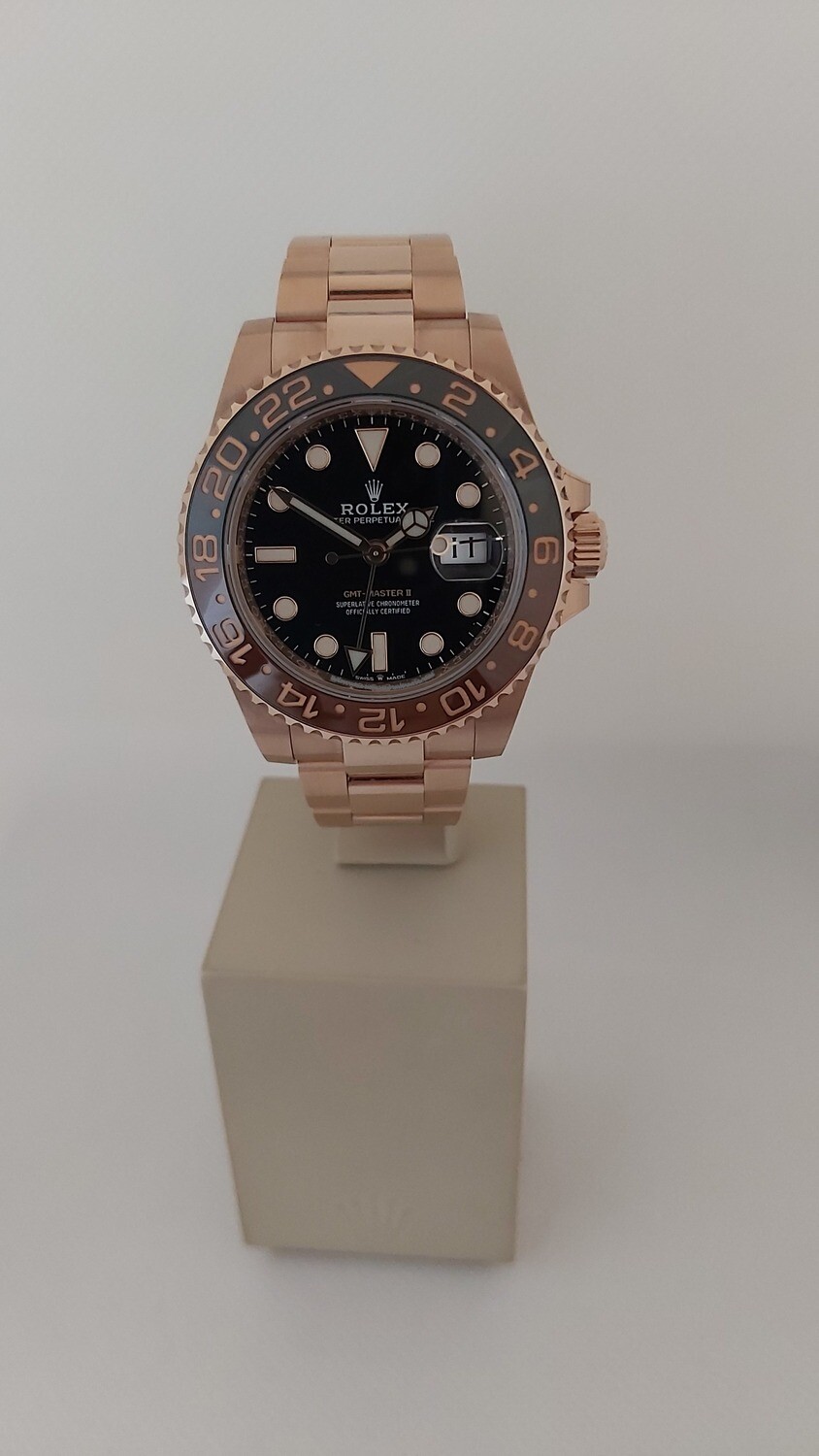 Rolex GMT Master II 126715CHNR - 2021 &#39;Rootbeer&#39; - Stickered Full Set