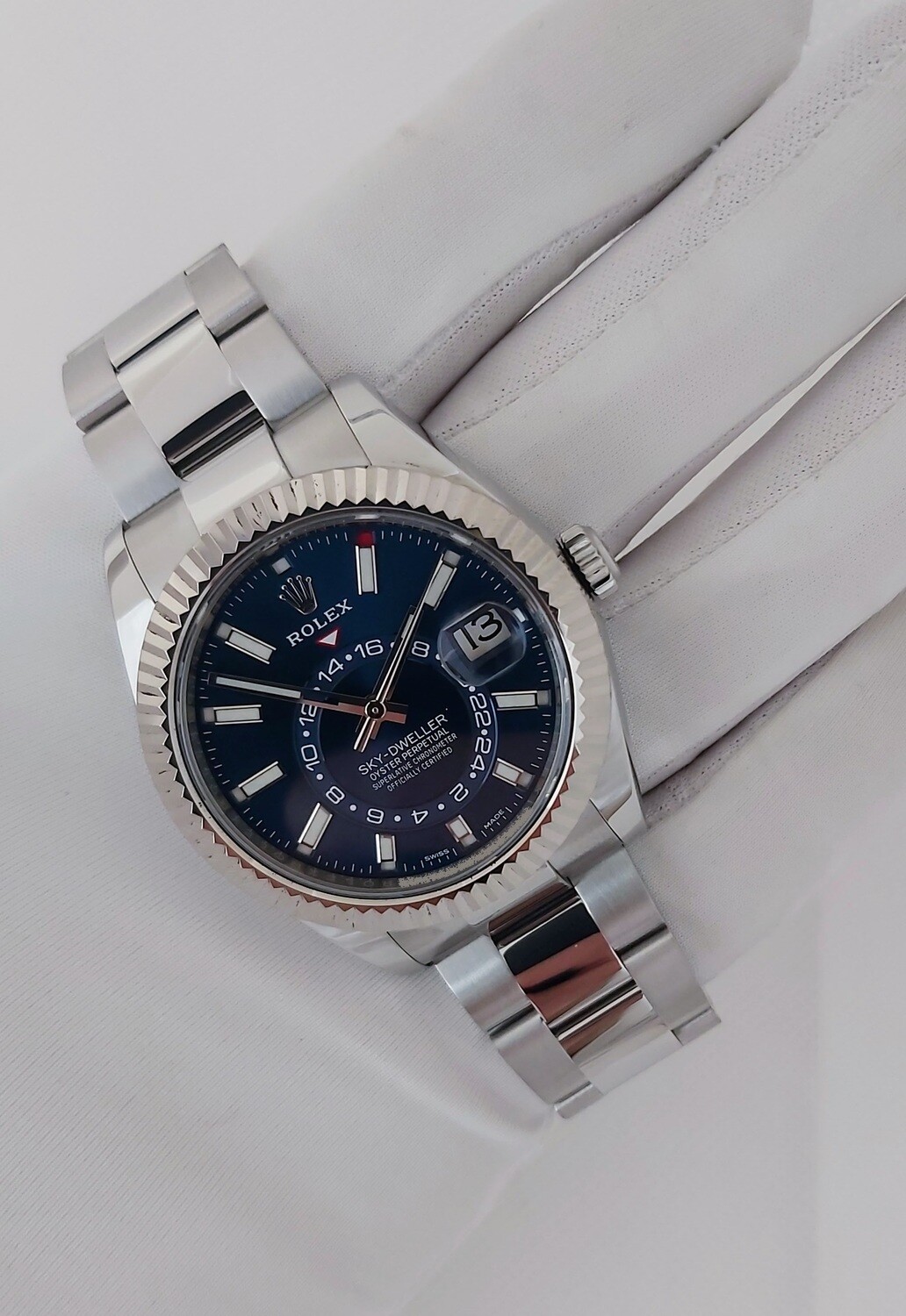 Rolex Sky-Dweller 326934 - Blue Dial 2021 - Full Set - Exceptional Condition