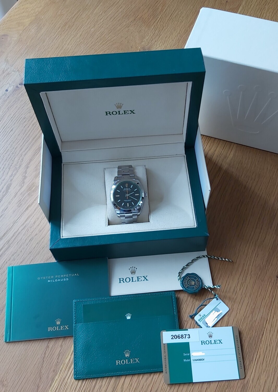 Rolex Milgauss 116400GV - Excellent Condition Full Set - 2019