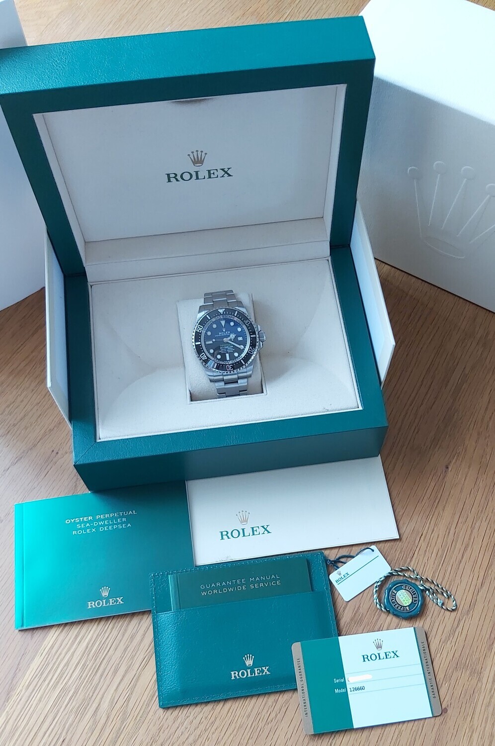 Rolex Sea-dweller Deepsea, 126660 James Cameron, 2019, Full Set