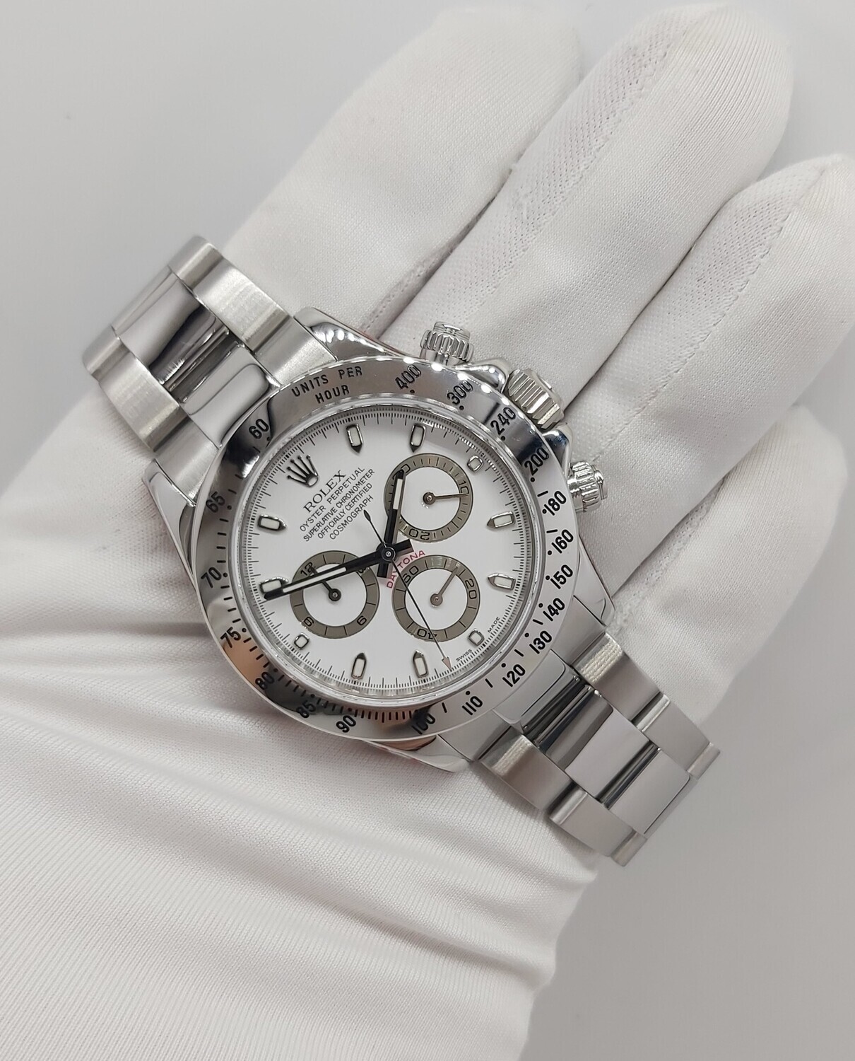 Rolex Daytona 116520 White Dial - 2022 Rolex Service, Stickered &amp; Unworn