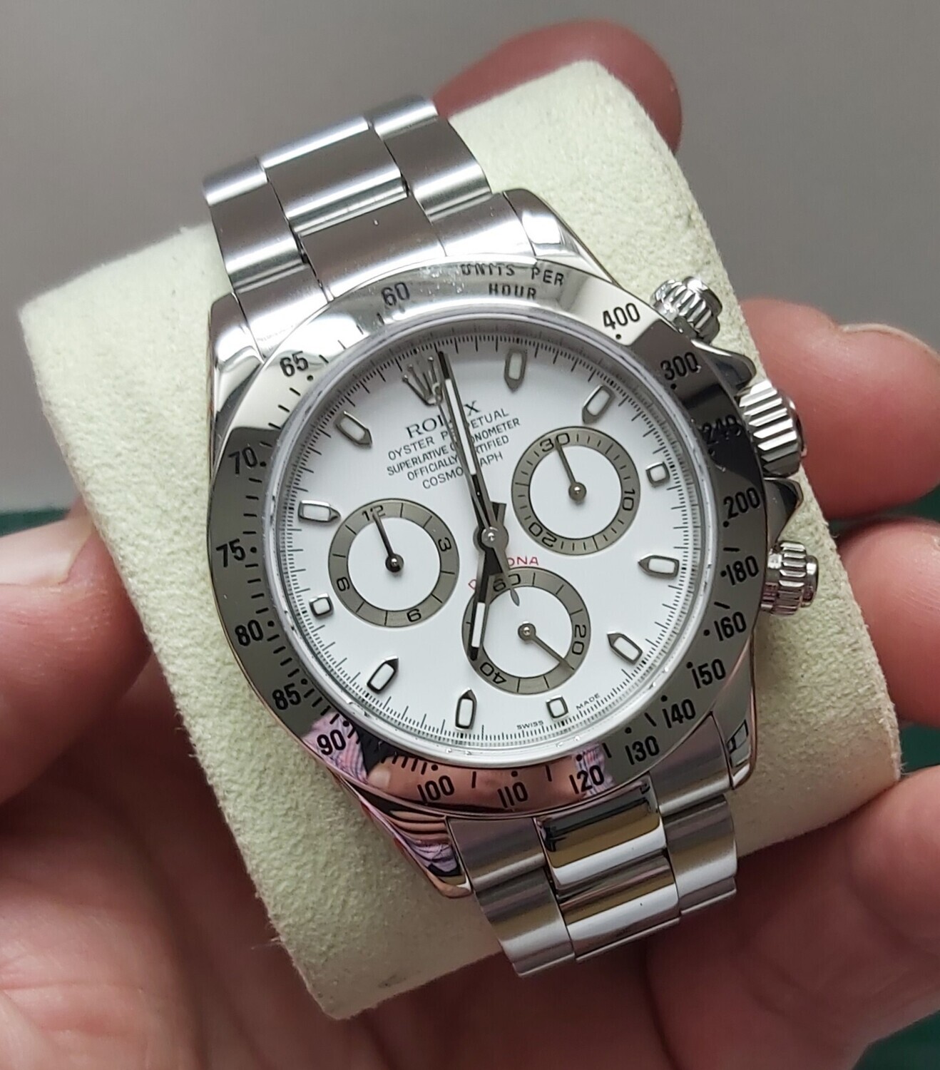 Rolex Daytona 116520 White Dial - 2022 Rolex Service, Stickered &amp; Unworn