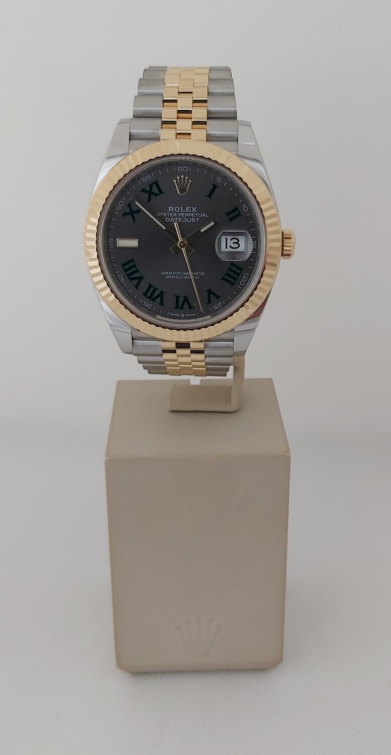 Rolex Datejust 41mm 126333 - Steel &amp; Gold Wimbledon Dial - 2019