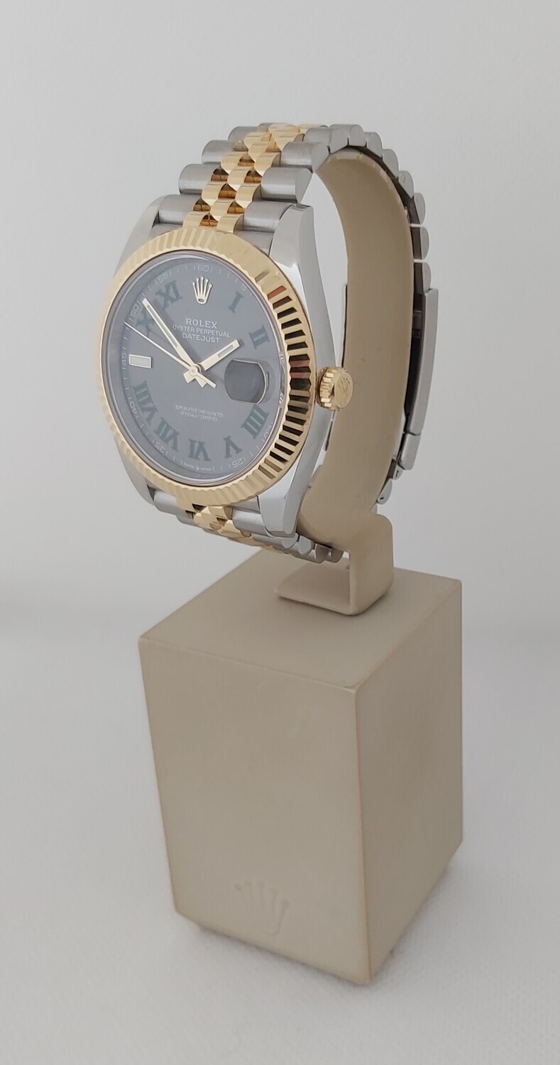 Rolex Datejust 41mm 126333 - Steel &amp; Gold Wimbledon Dial - 2019