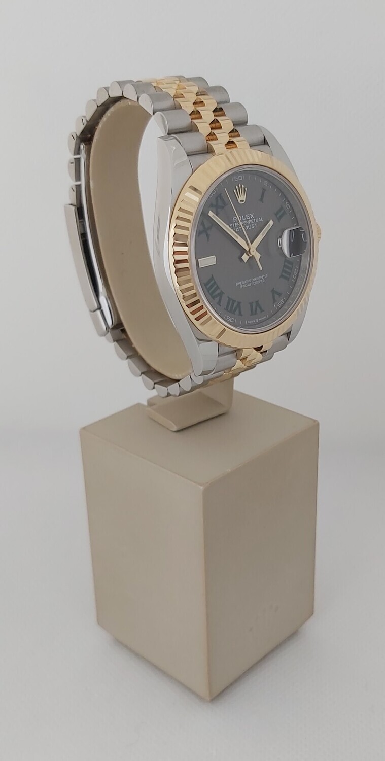 Rolex Datejust 41mm 126333 - Steel &amp; Gold Wimbledon Dial - 2019