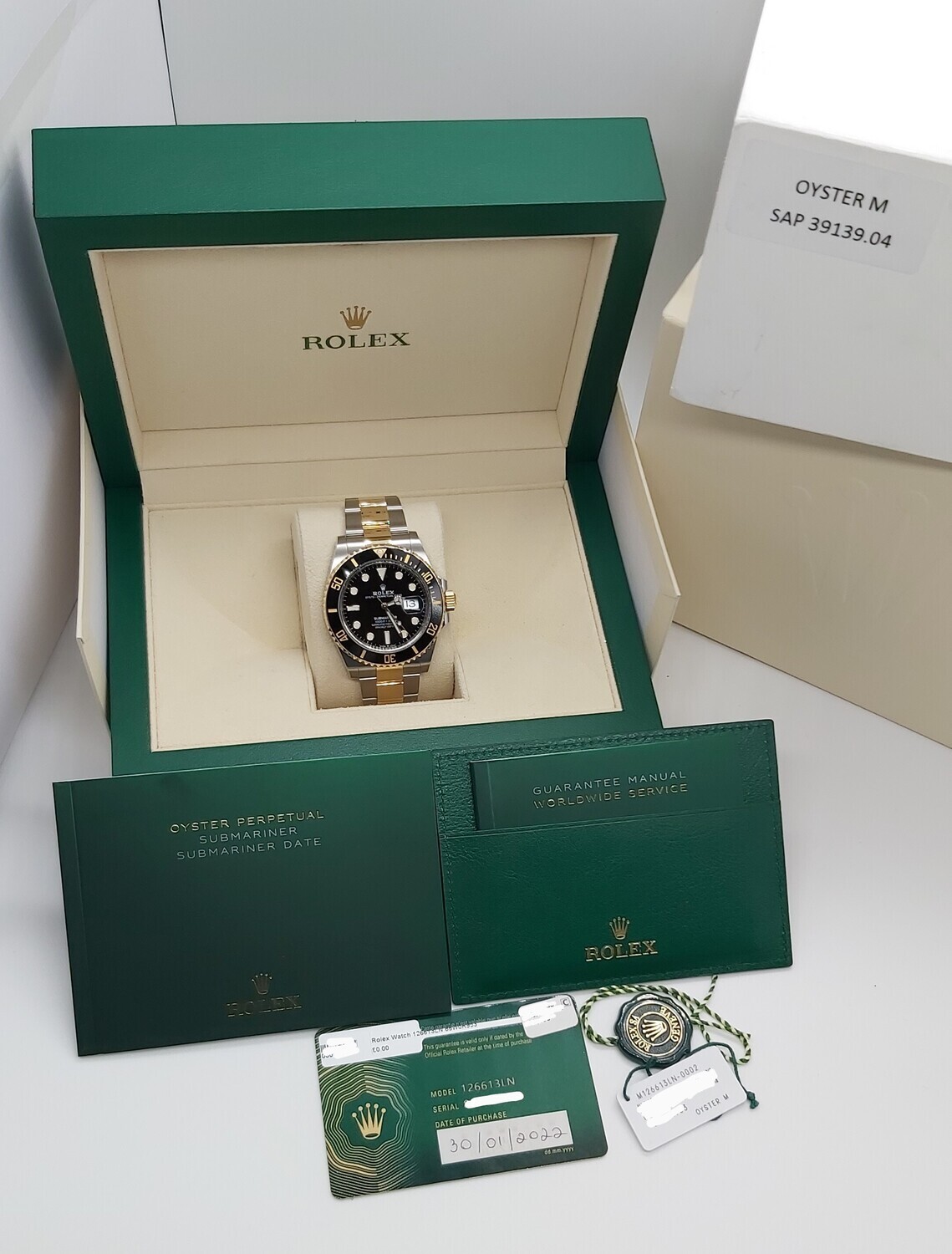 Rolex Submariner 41mm 126613LN - Full Set - 2022 - New &amp; Unworn
