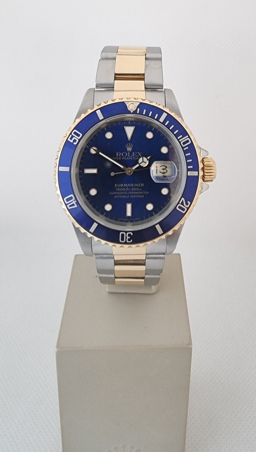 Rolex Submariner 16613LB Bluesy - 1998 Full Set
