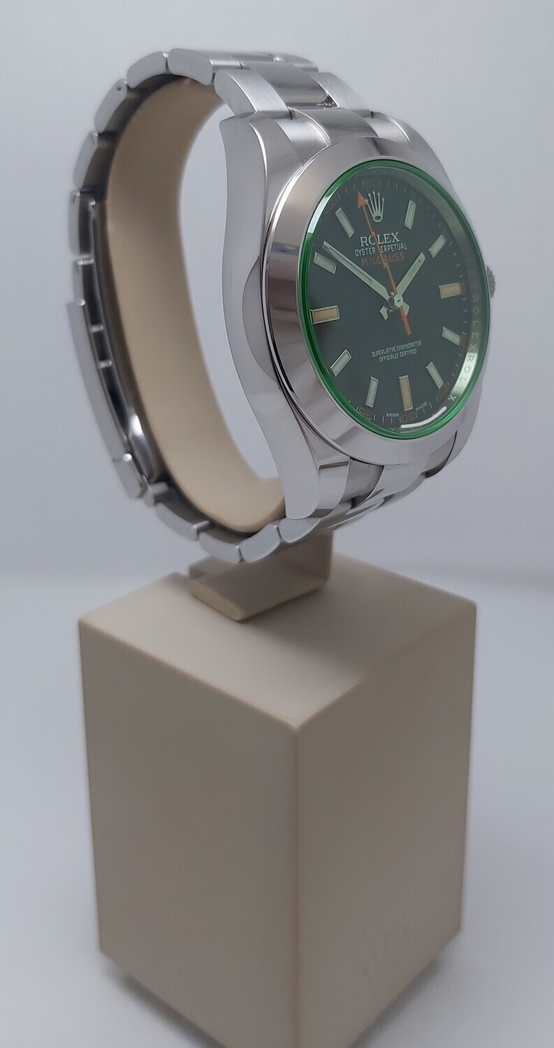 Rolex Milgauss 116400GV, 2012 Excellent Condition Full Set - 2x Rolex Services