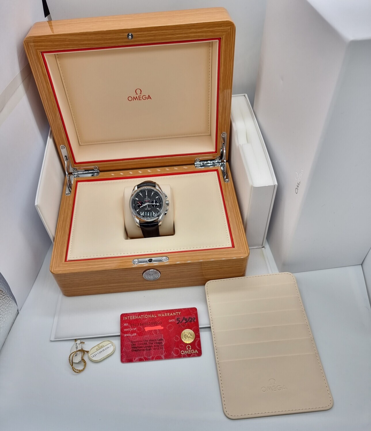 Omega Seamaster Aqua Terra GMT Chrono 43mm 31.13.43.52.06.001 - 2022 New/Unworn