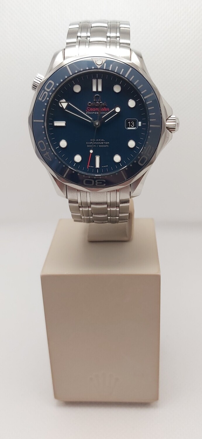 Omega Seamaster 300 41mm Blue Ceramic - 212.30.41.20.03.001 - 2019 Full Set