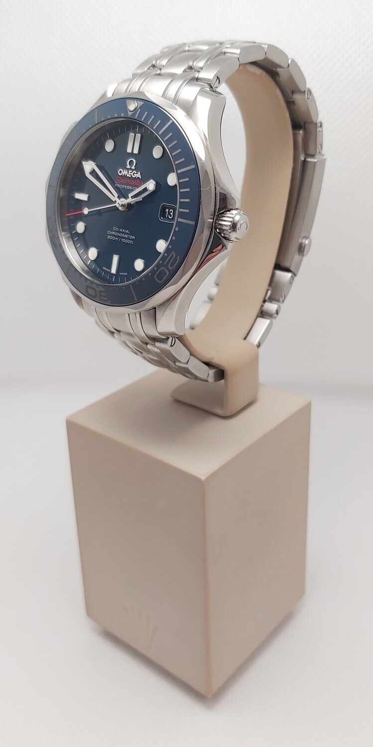 Omega Seamaster 300 41mm Blue Ceramic - 212.30.41.20.03.001 - 2019 Full Set