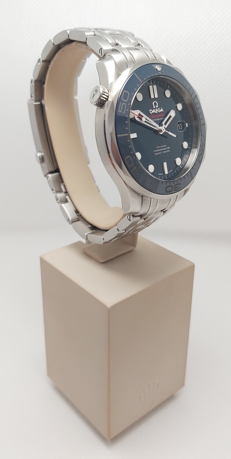 Omega Seamaster 300 41mm Blue Ceramic - 212.30.41.20.03.001 - 2019 Full Set