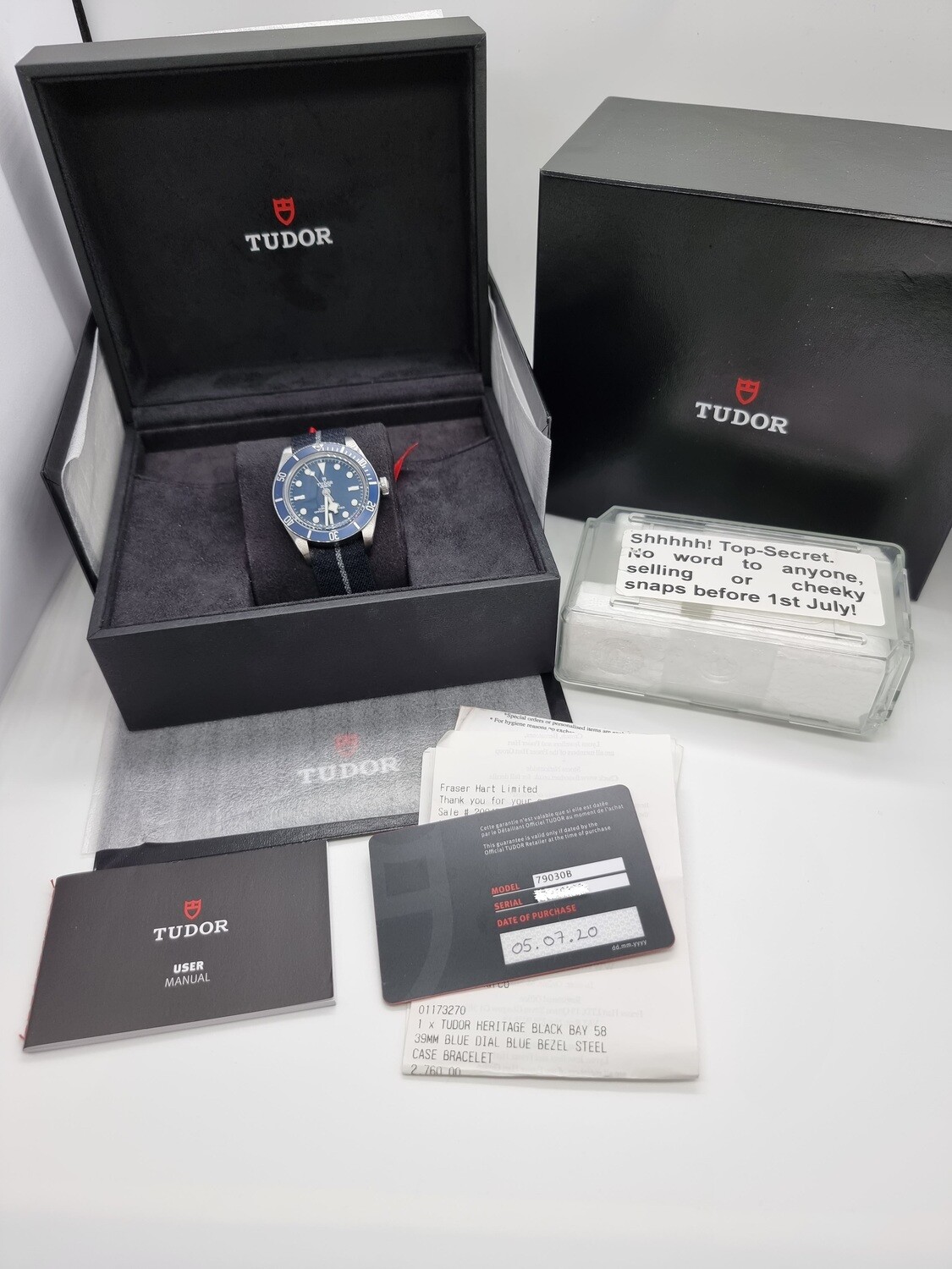 Tudor Black Bay 58 Blue Nato M79030B - 2020