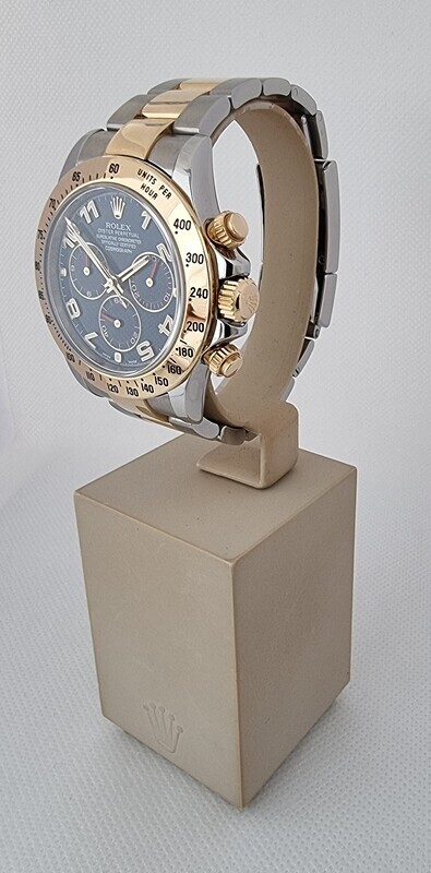 Rolex Daytona 116523 Blue Racing Rare &#39;Arabic&#39; APH Dial - 2015 Full Set