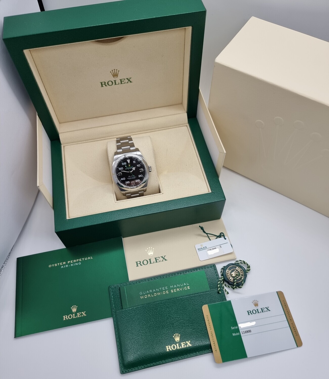 Rolex Airking 116900 - 2018 Full Set - Discontinued Model - Superb Condition