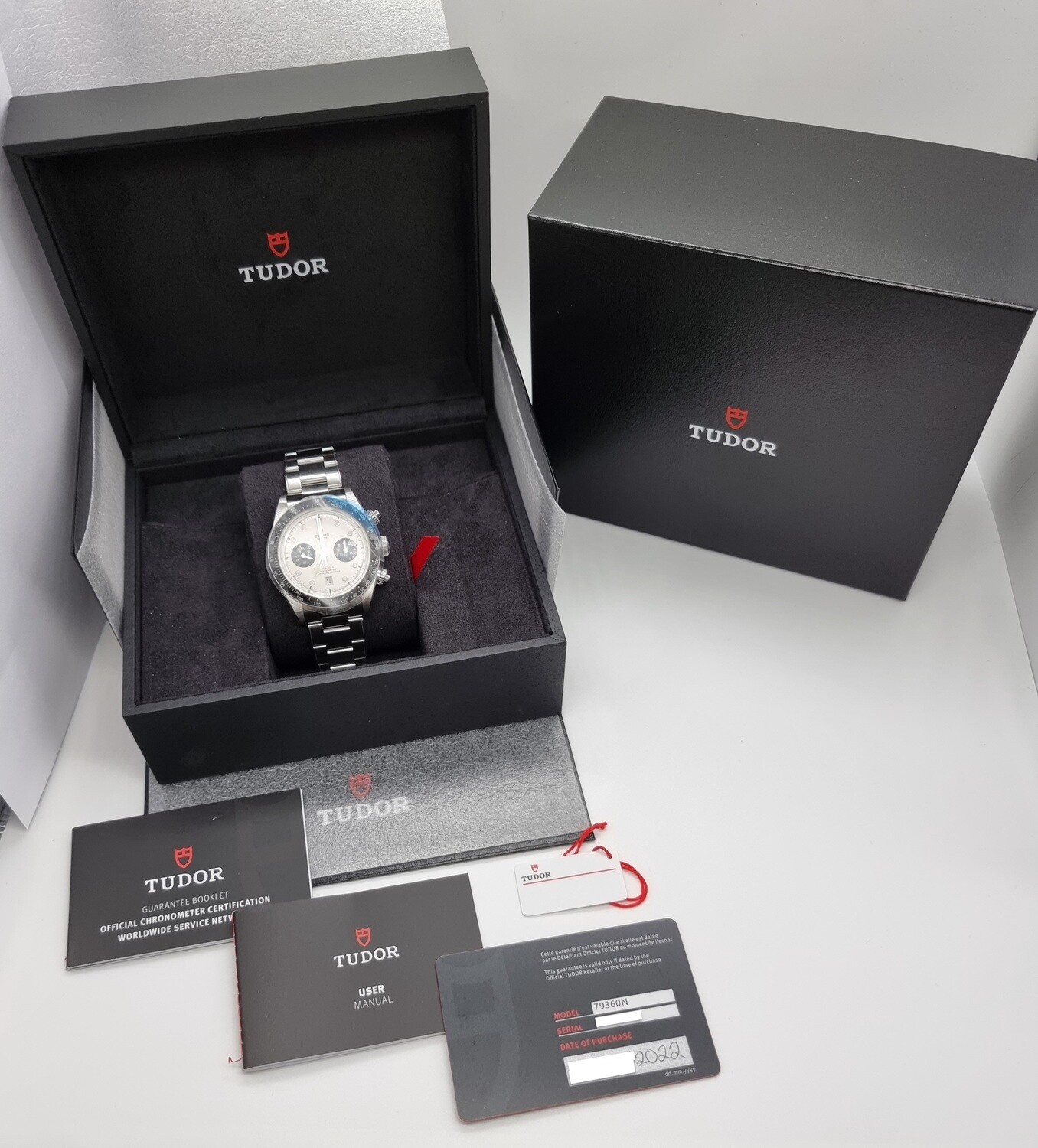 Tudor Black Bay Chrono - 79360N Panda Dial - 2022 Full Set New/Unworn