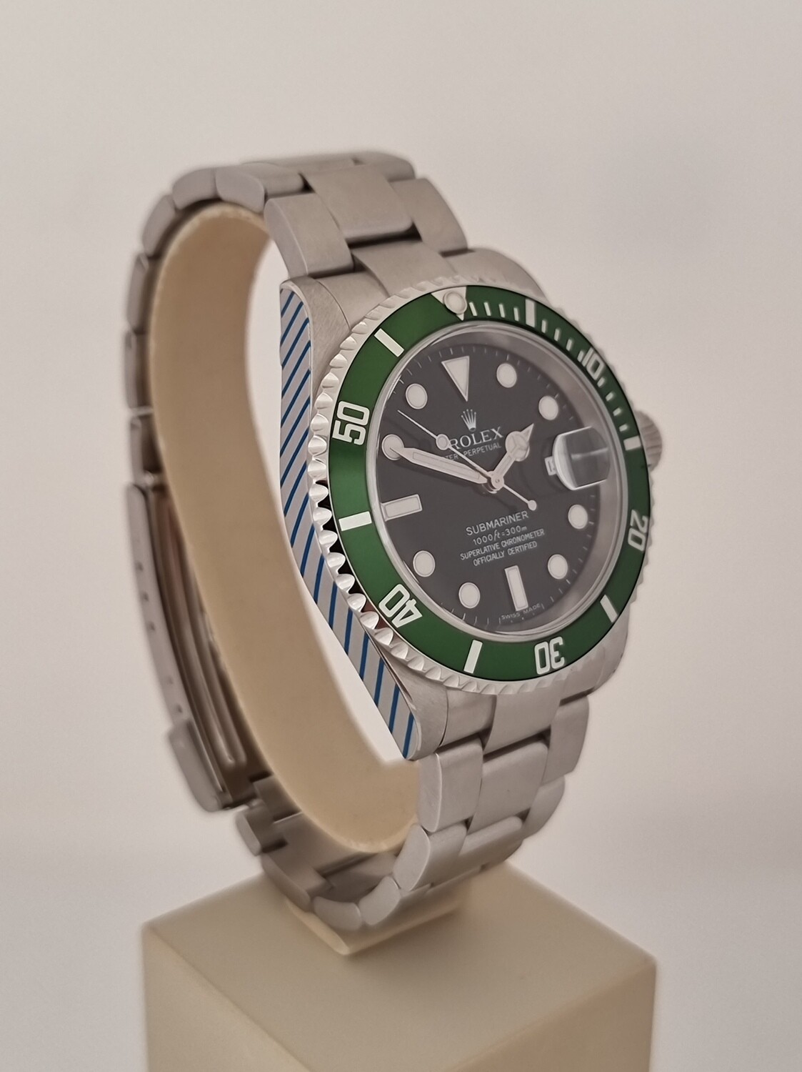 Rolex Submariner 16610LV Kermit - 2005 with recent 2022 Rolex Service