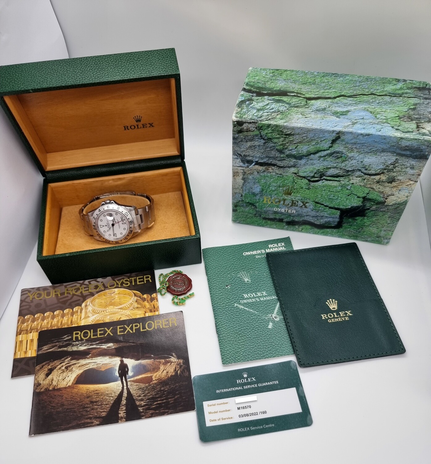 Rolex Explorer II Polar Dial 16570 - With Recent 2022 Rolex Service