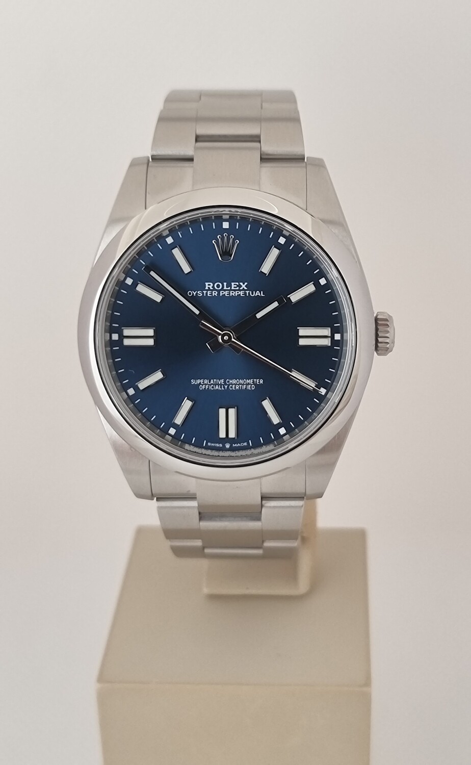 Rolex Oyster Perpetual 41 - Blue Dial - Full Set 2022 New/Unworn