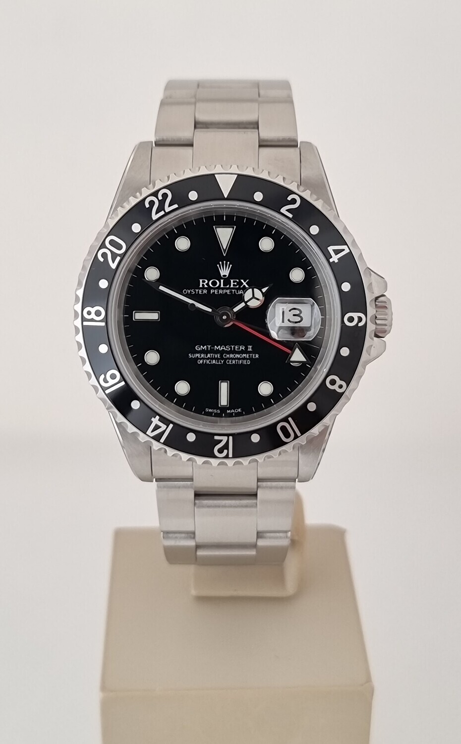 Rolex GMT Master II 16710, 2002, Complete with recent 2 year Rolex Service