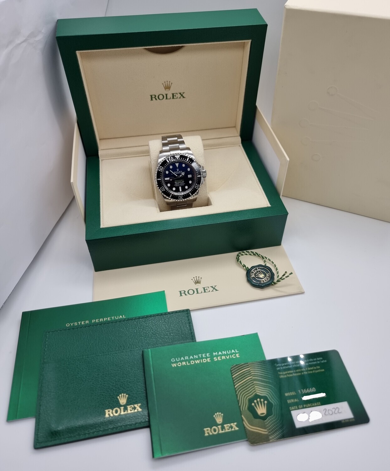 Rolex Sea-Dweller Deepsea, 136660 &#39;The NEW James Cameron&#39;, 2022 Full Set New/Unworn