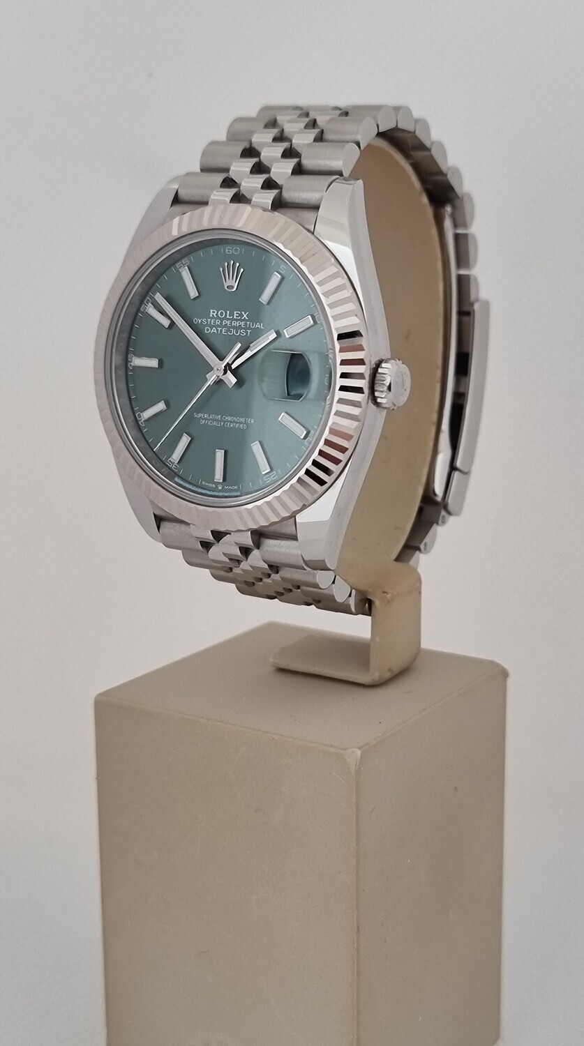 Rolex Datejust 41mm 126334 Mint Green - Full Set 2022