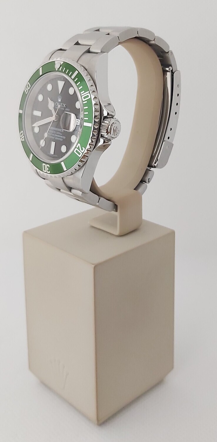 Rolex Submariner 16610LV Kermit - 2005 Full Set, with 2017 Rolex Service Card