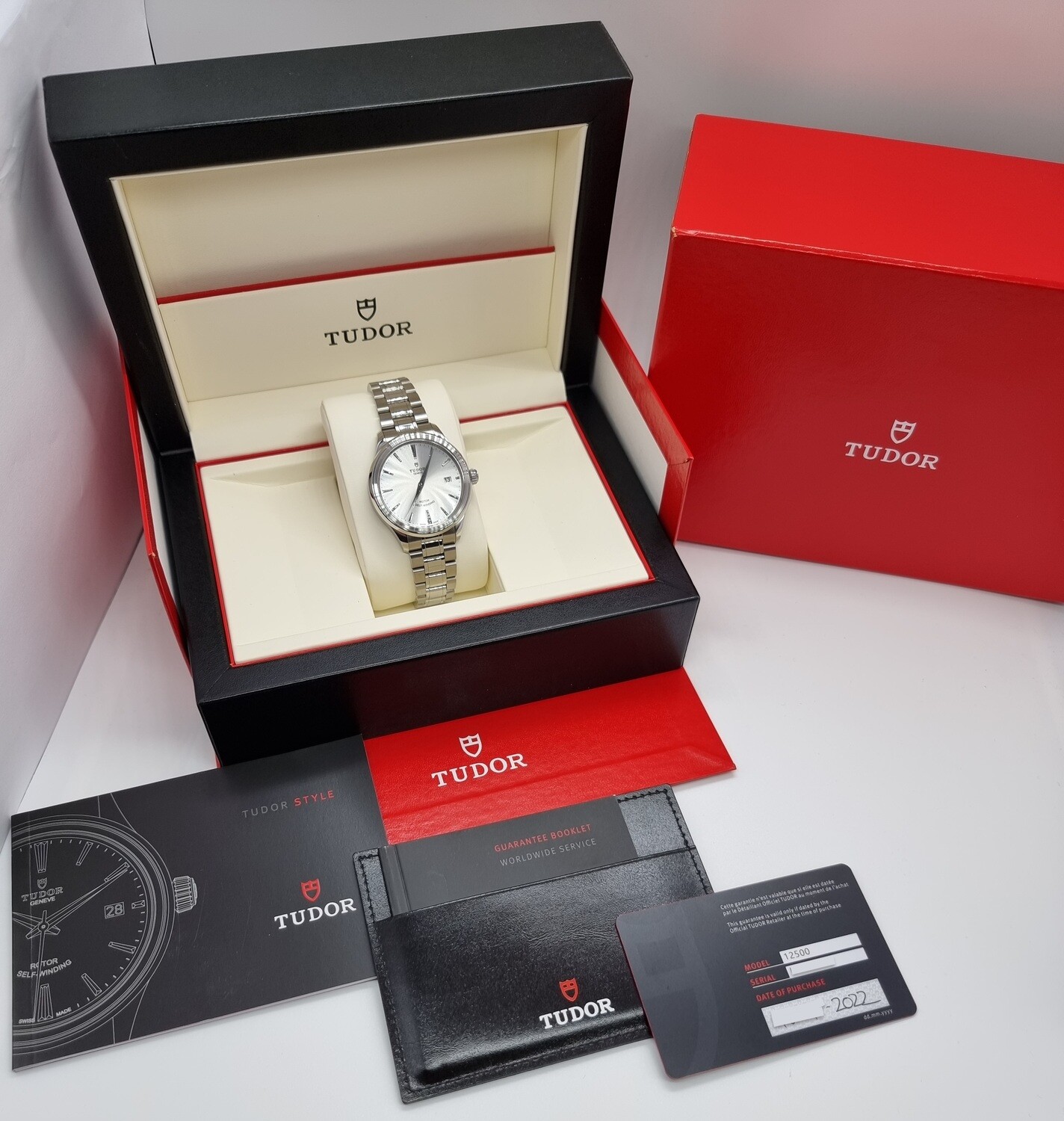 Tudor Style 12500, 2022 Full Set, New/Unworn