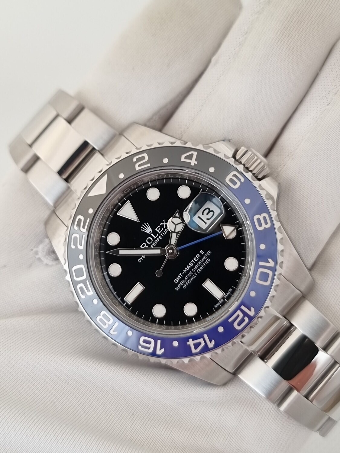 Rolex GMT Master II 116710BLNR &#39;Batman&#39;, 2015 Full Set, 2022 Rolex Service