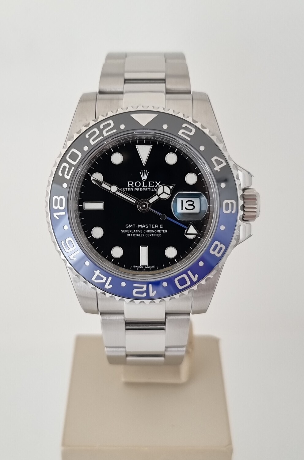 Rolex GMT Master II 116710BLNR &#39;Batman&#39;, 2015 Full Set, 2022 Rolex Service
