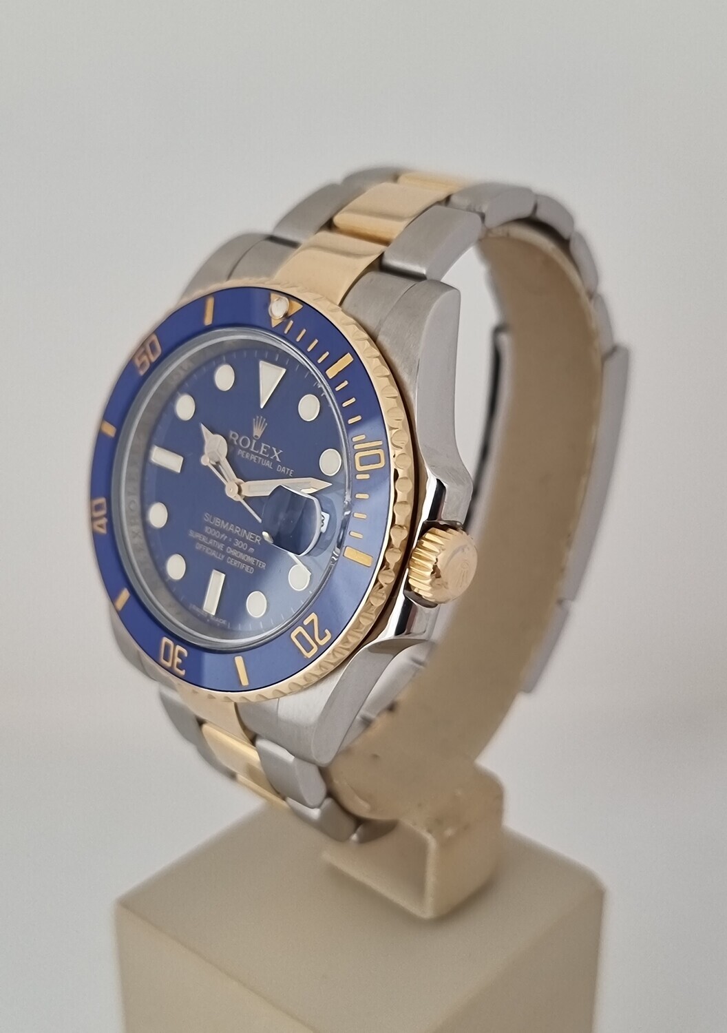 Rolex Submariner 116613LB - Flat Blue Dial - 2009