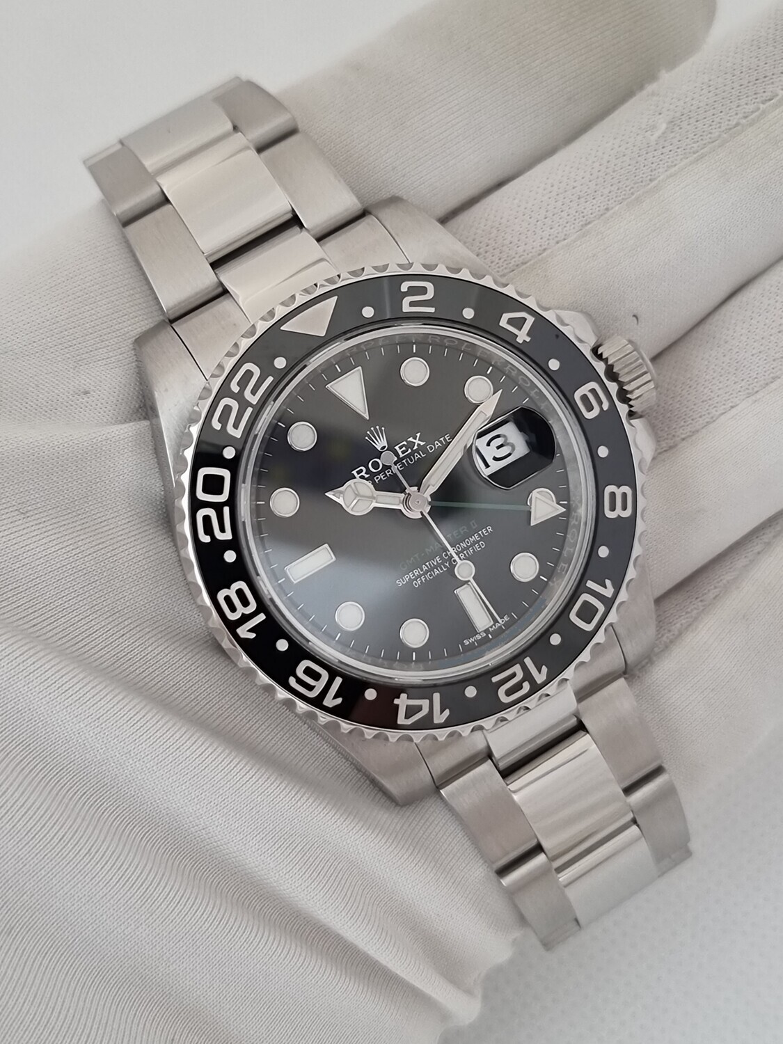 Rolex GMT Master II 116710LN, 2017 Collectors Set, 2022 Rolex Service