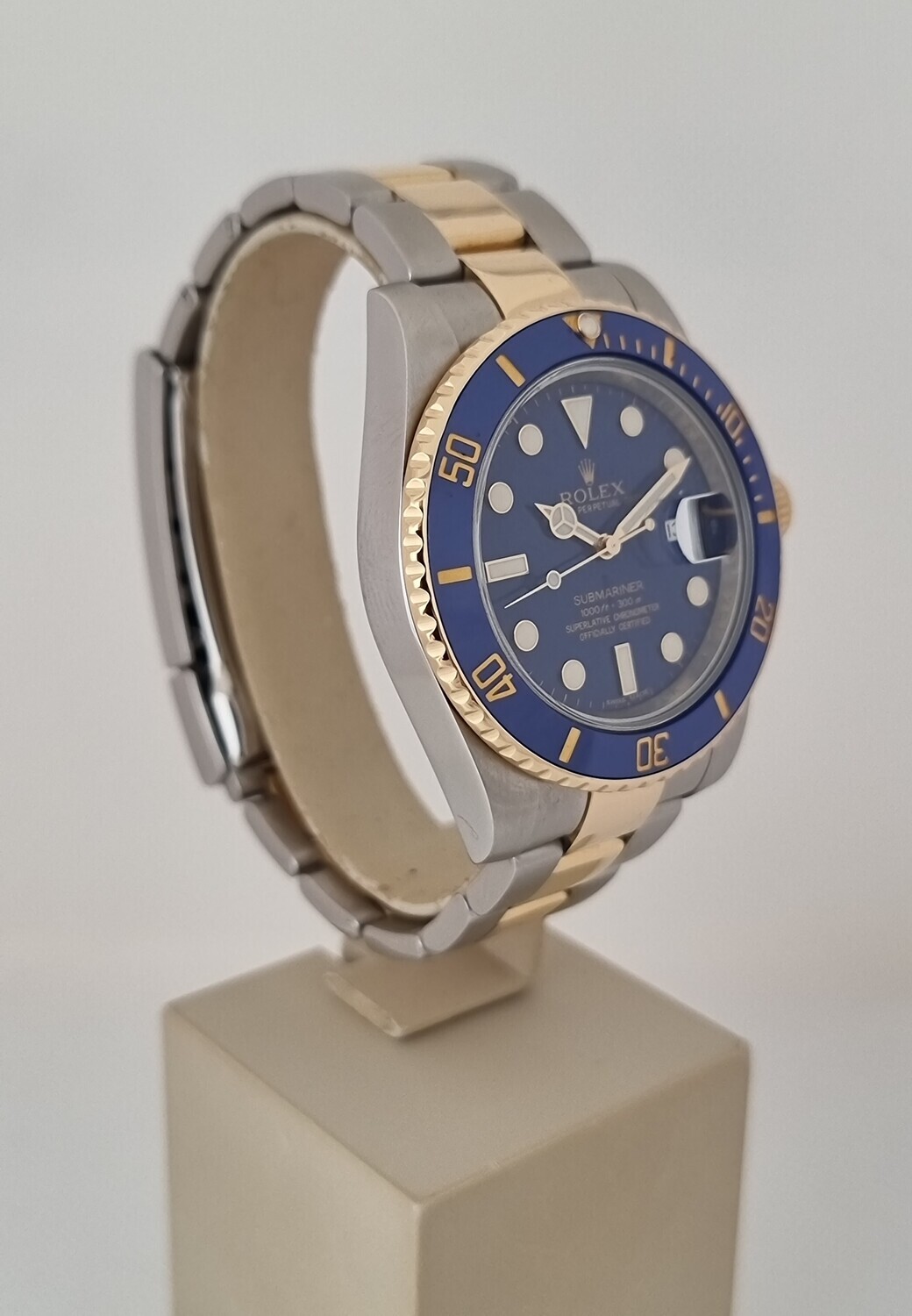 Rolex Submariner 116613LB - Flat Blue Dial - 2009