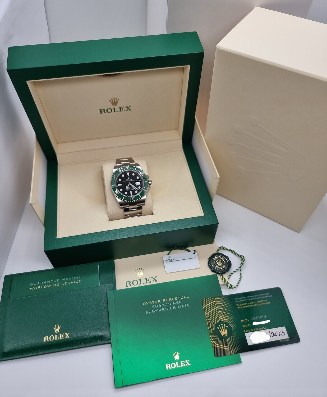 Rolex Submariner 126610LV &#39;Starbucks&#39;, 2023 Full Set, New/Unworn