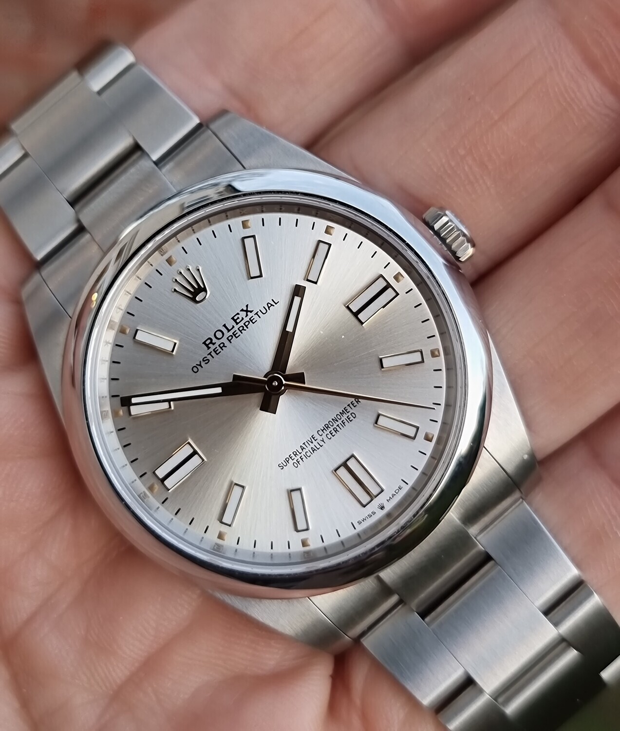 Rolex Oyster Perpetual 41 - 124300 Silver Dial - 2023 New &amp; Unworn - Full Set