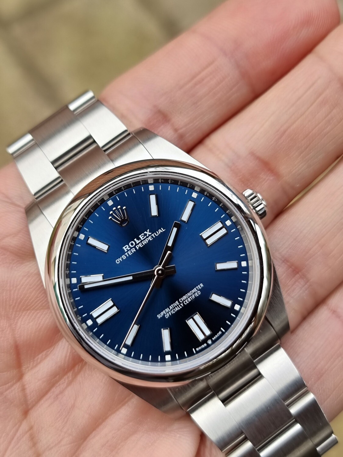 Rolex Oyster Perpetual 41 - 124300 Blue Dial - 2022 New &amp; Unworn - Full Set