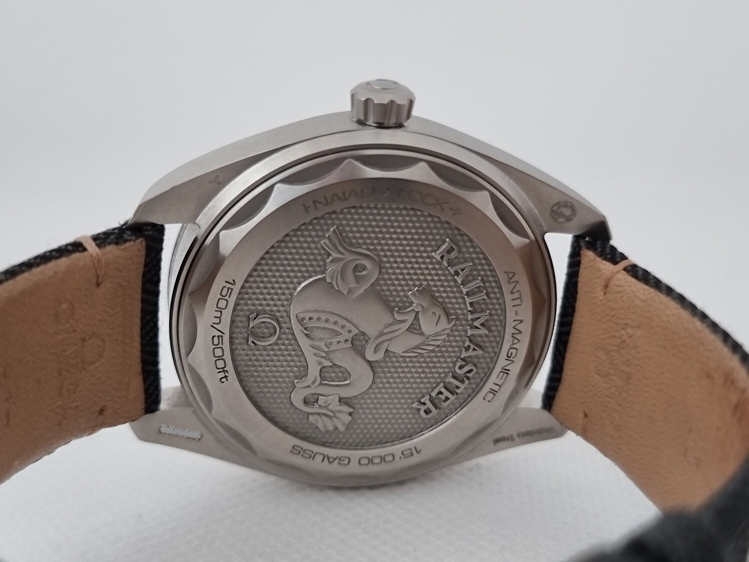 Omega Railmaster 220.12.40.20.01.001, Black Dial, 2019 Full Set