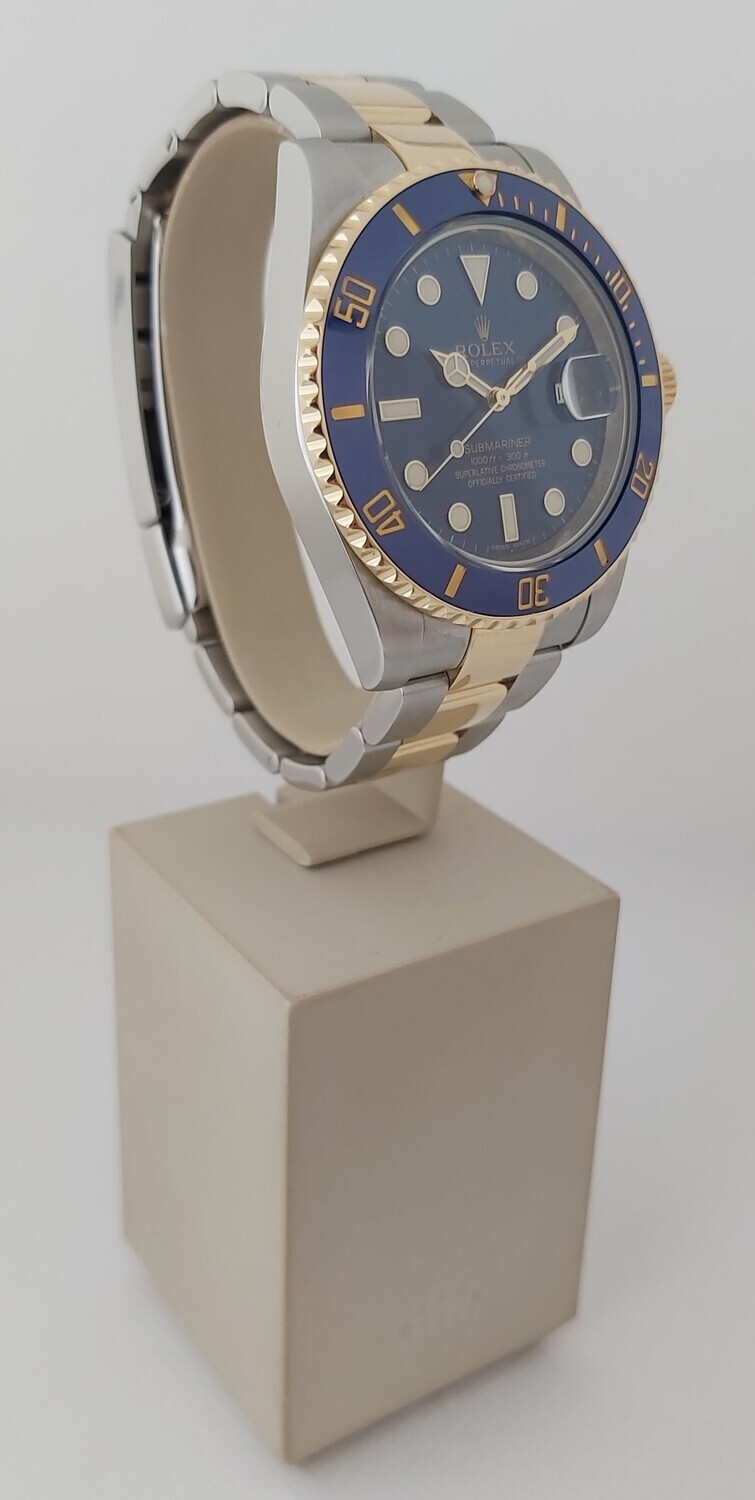 Rolex Submariner 116613LB Bluesy - 2019 Full Set - Superb Condition