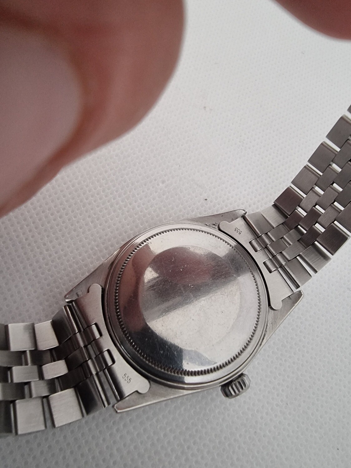 Rolex Datejust 16030, Rare White Buckley Dial, 1981 with Box/Booklets/tag