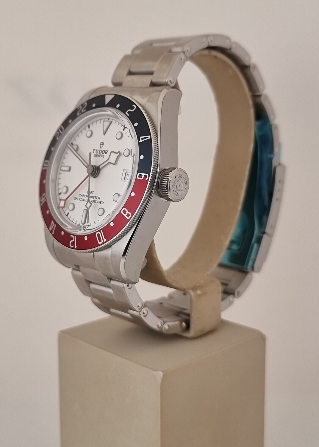 Tudor Black Bay GMT Pepsi White Dial 79830RB, 2023 Full Set New/Unworn, Fully Stickered