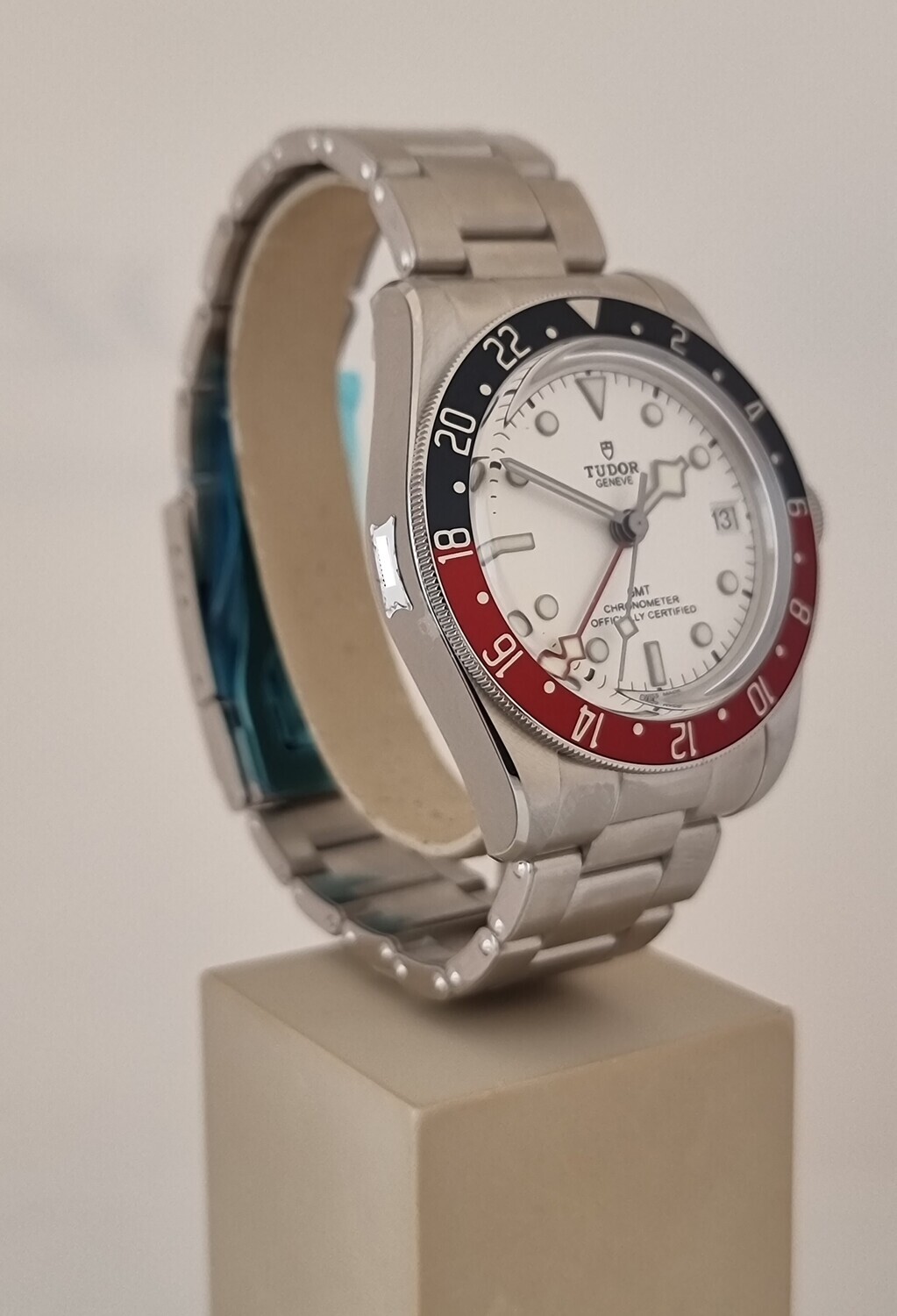 Tudor Black Bay GMT Pepsi White Dial 79830RB, 2023 Full Set New/Unworn, Fully Stickered
