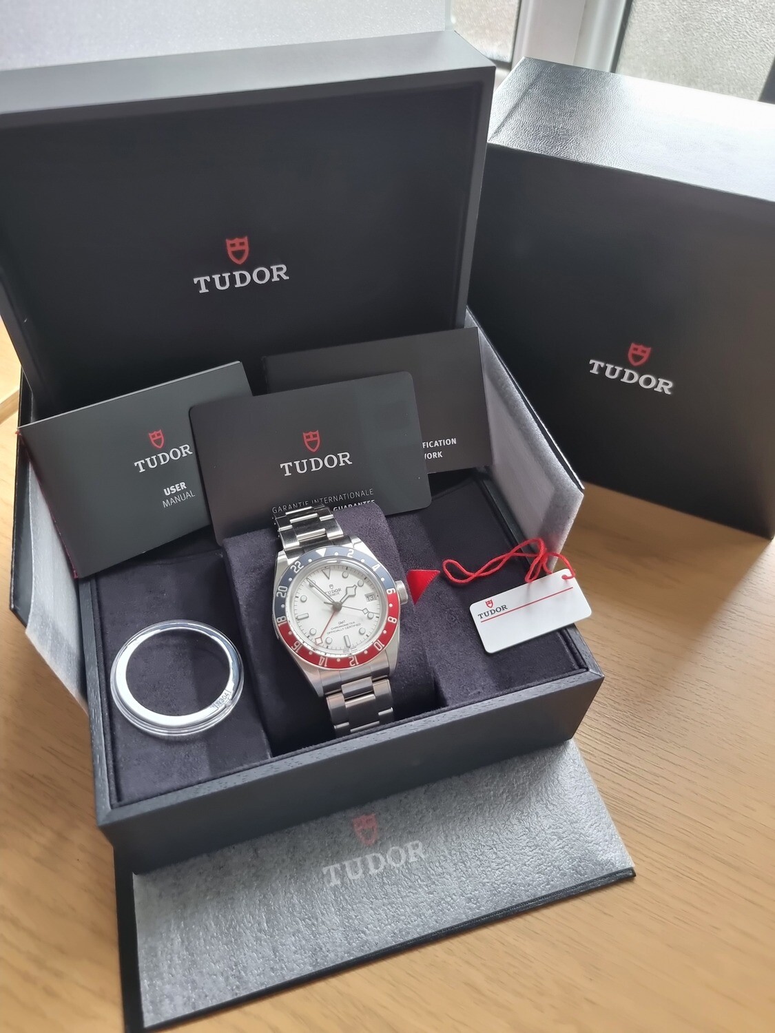 Tudor Black Bay GMT Pepsi White Dial 79830RB, 2023 Full Set New/Unworn, Fully Stickered
