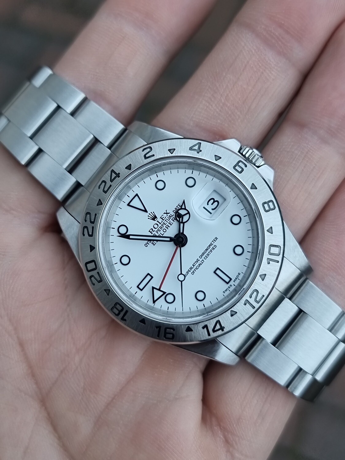 Rolex Explorer II 16570 &#39;Polar&#39; Dial - 2000 Full Collectors Set