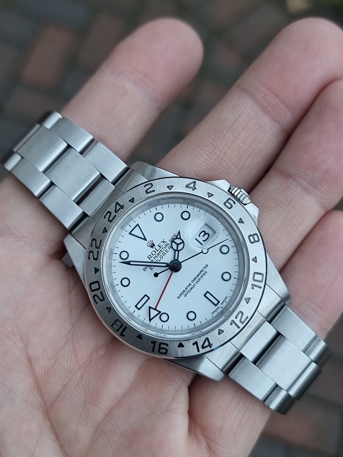 Rolex Explorer II 16570 &#39;Polar&#39; Dial - 2000 Full Collectors Set