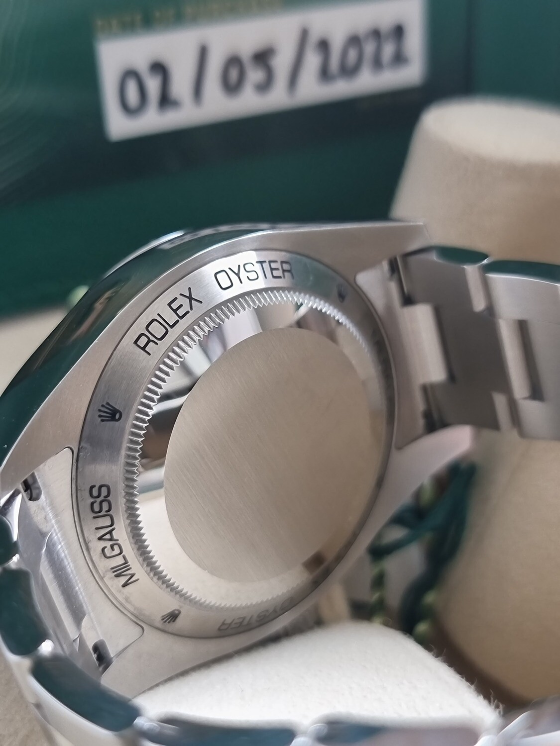 Rolex Milgauss 116400GV, 2022 Full Set, Excellent Condition, Discontinued Model