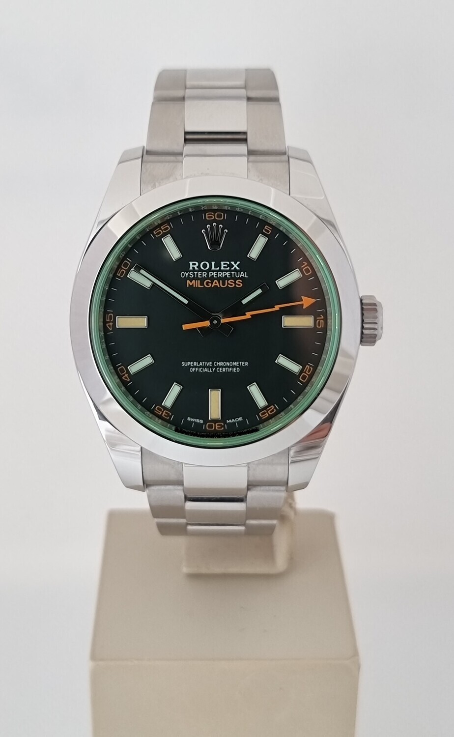 Rolex Milgauss 116400GV, 2022 Full Set, Excellent Condition, Discontinued Model